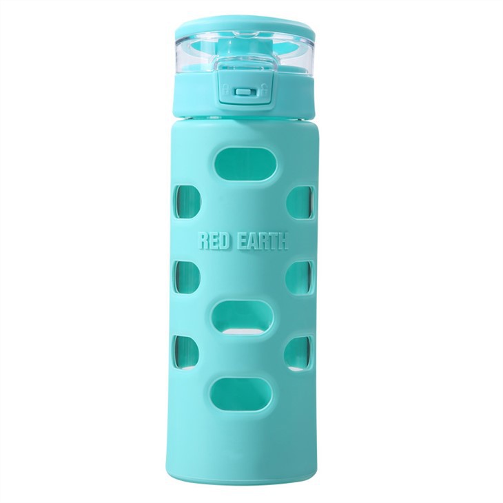 Premium wiederverwendbare Glas Wasser Milchsaft Flasche