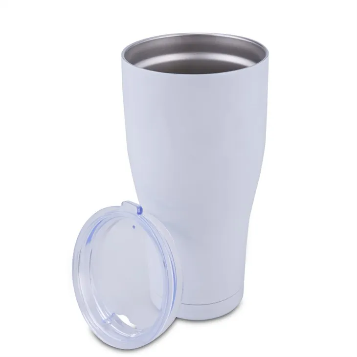 Fahrt Pendelverkehr aus rostfreiem Stahl isoliert Tumbler Cup